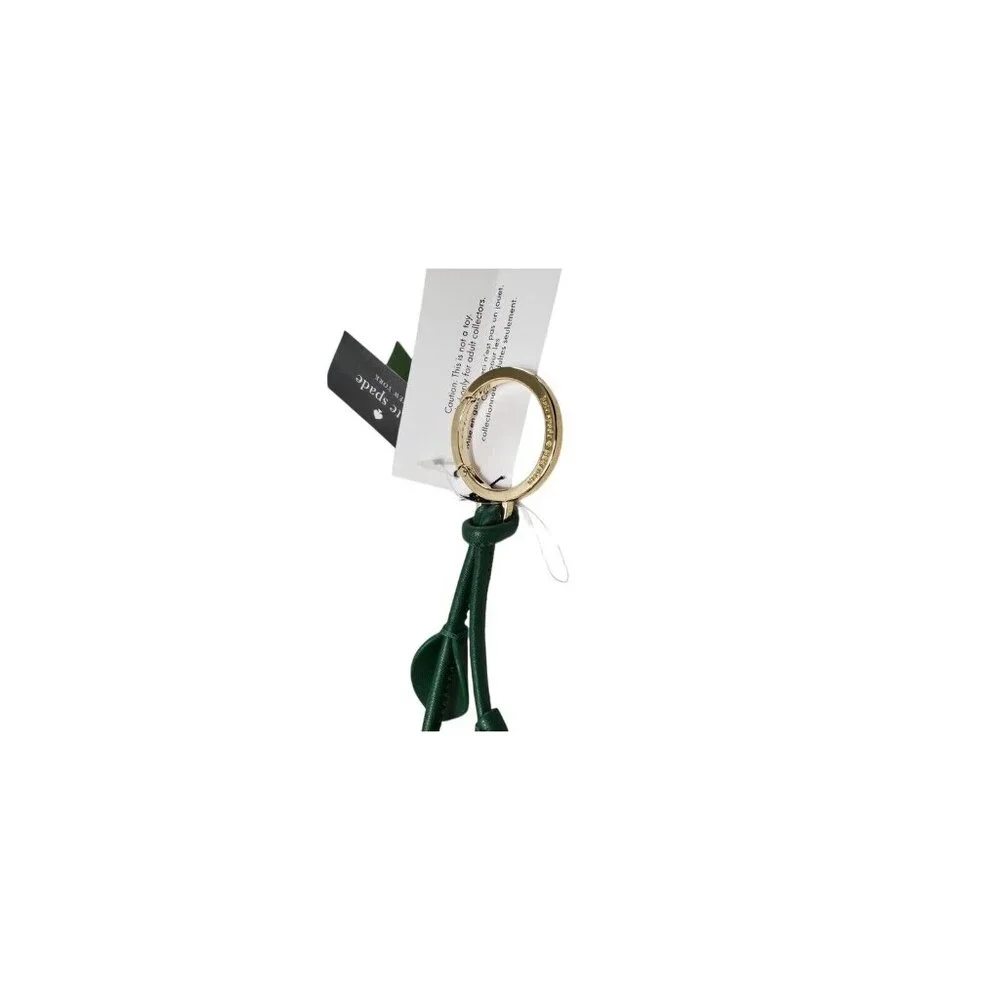 Kate Spade Perfect Plume 3D Flower Keychain Key Fob Bag Charm - Picture 6 of 6